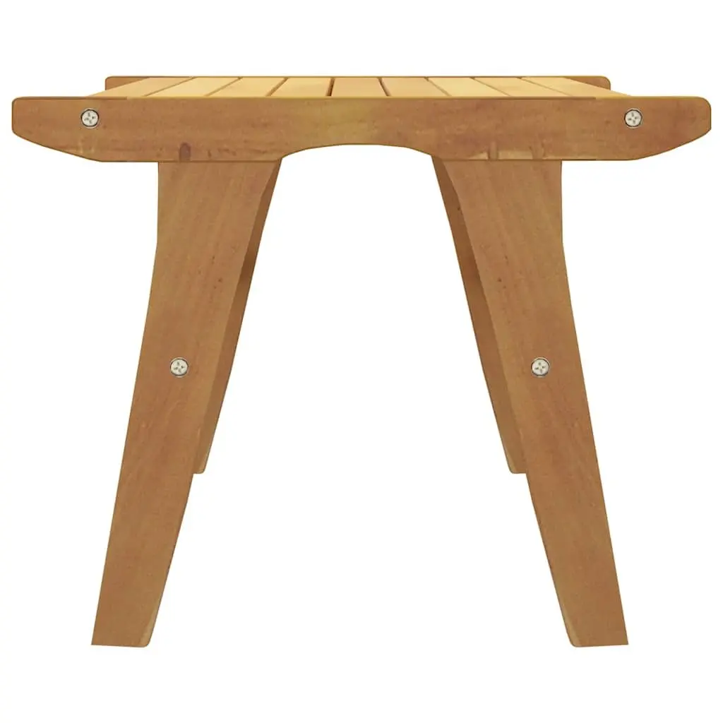 Garden Chair with Footrest Outdoor Patio Furniture Solid Teak Wood Foldable