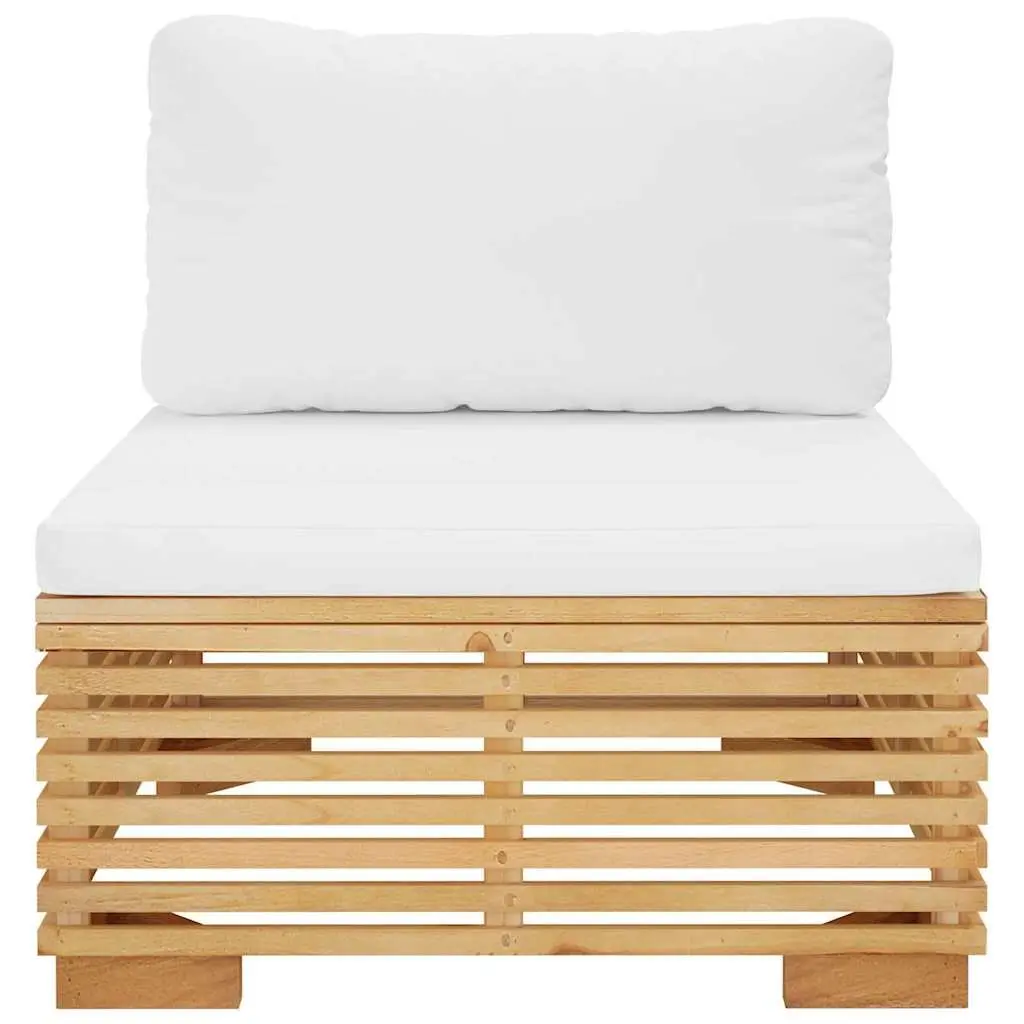 Solid Wood Outdoor Middle Sofa