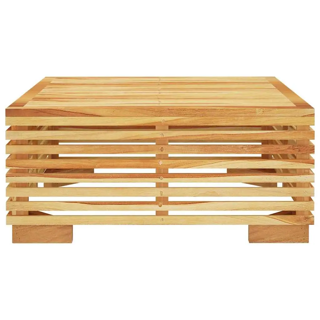 Garden Coffee Table Outdoor Teak Wood 69.5x69.5x31cm