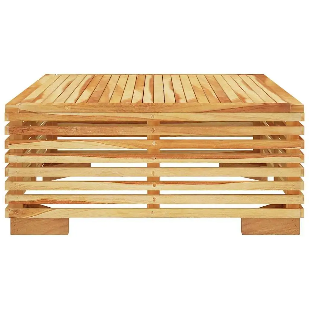Garden Coffee Table Outdoor Teak Wood 69.5x69.5x31cm