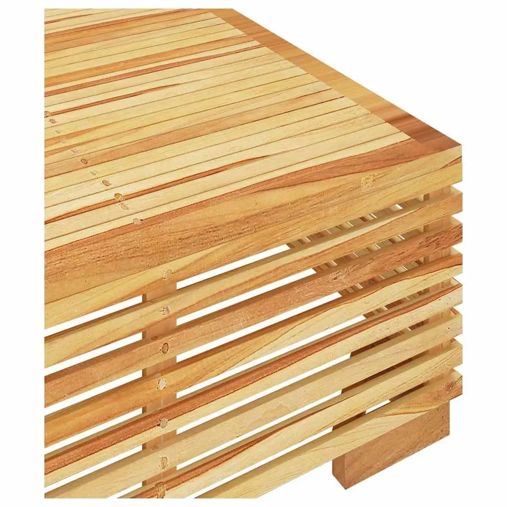 Garden Coffee Table Outdoor Teak Wood 69.5x69.5x31cm