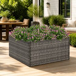 Garden Planter Dimensions 80x80x40cm with Steel Frame