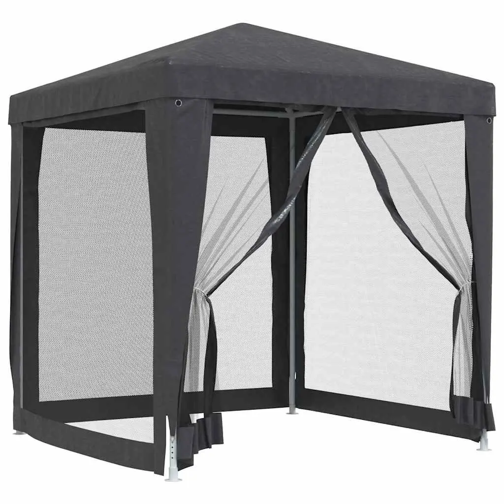 Party Tent Gazebo Outdoor Shelter 2x2m with Mesh Sidewalls Heavy Duty Frame
