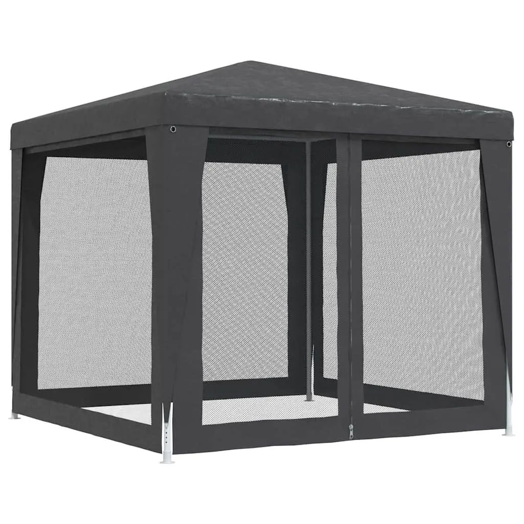 2.5x2.5m Gazebo with Iron Frame and Mesh Walls