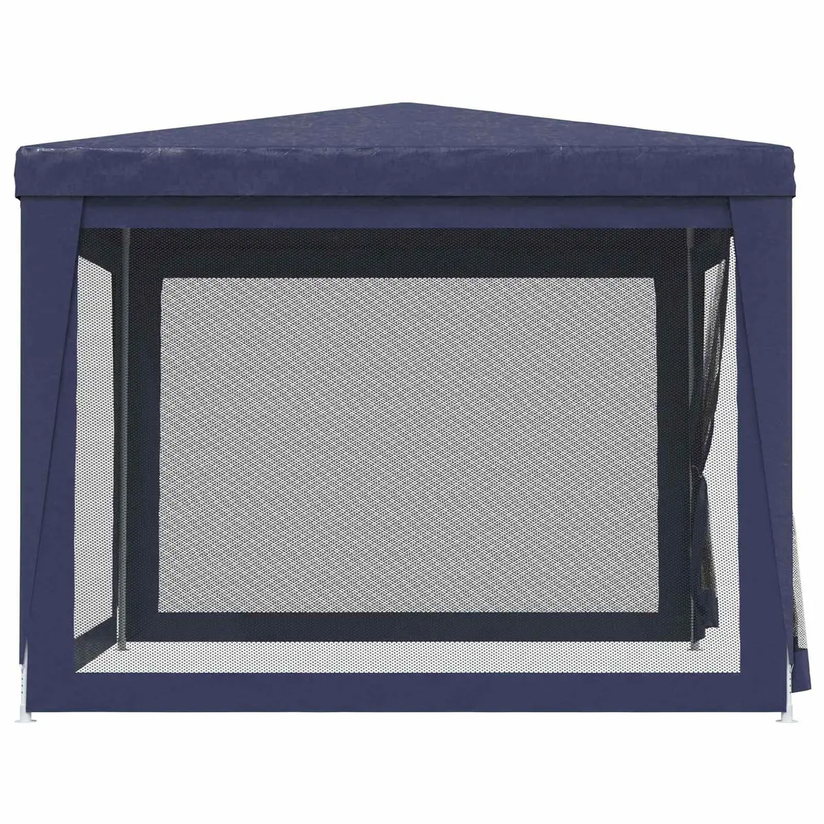 Party Tent Outdoor Use 3x3m Blue Mesh Sidewalls Gazebo Canopy Pavilion Shelter