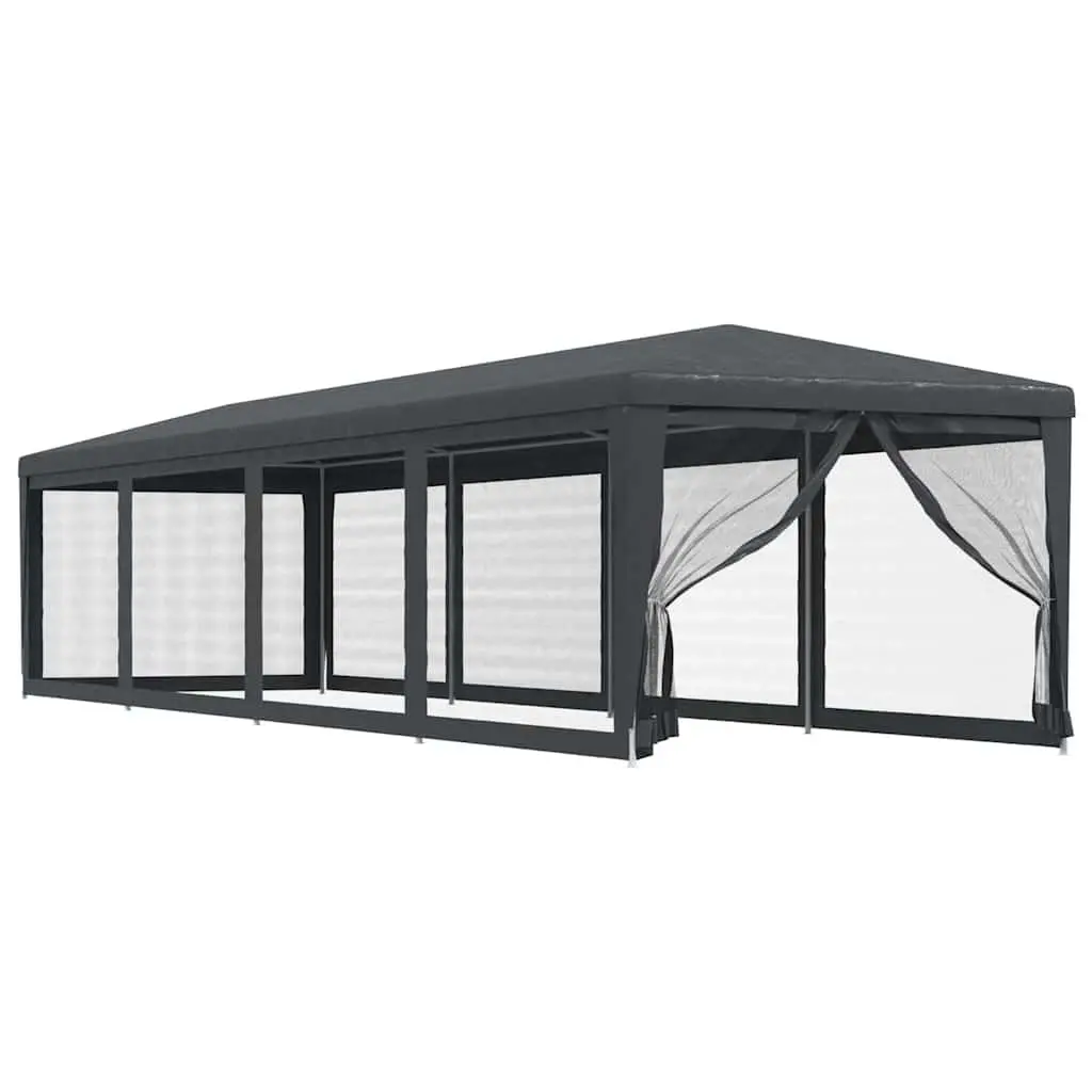 Party Tent 3x12m with 10 Mesh Sidewalls