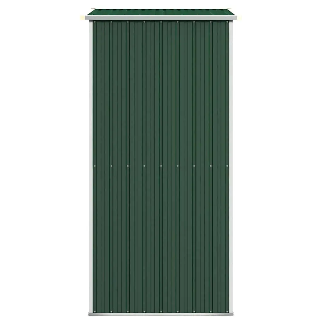 Garden Shed Green Outdoor Storage Tool House Galvanised Steel 192x108x223cm