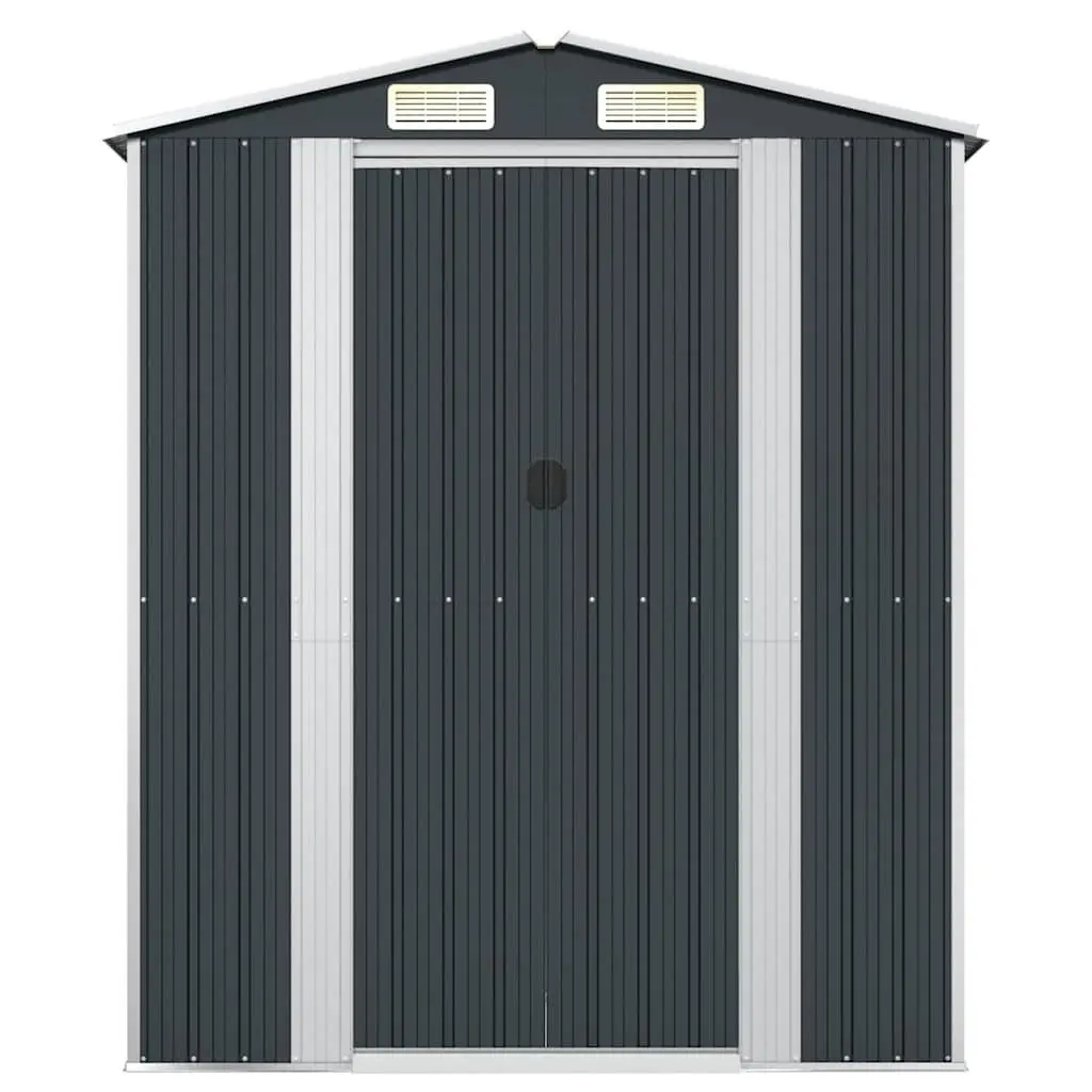Garden Shed Outdoor Storage Tool House Galvanised Steel 192x108x223cm