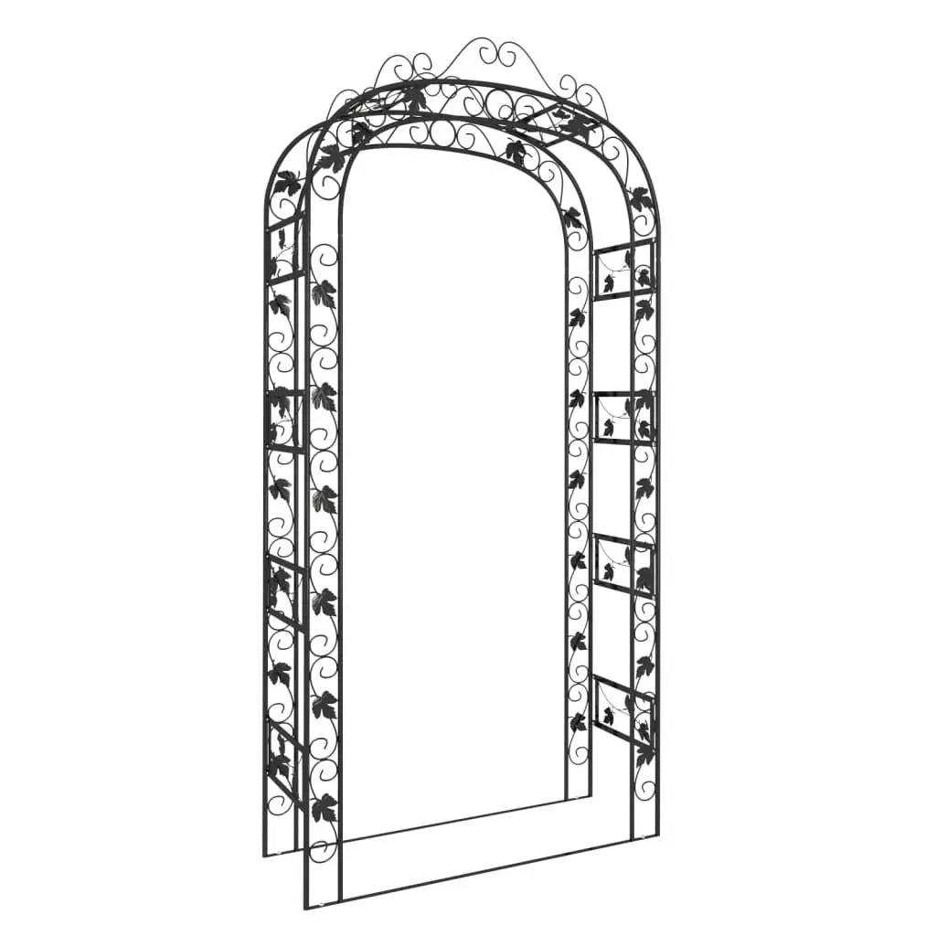 Garden Arch Steel Frame Trellis for Climbing Plants 116x45x240cm