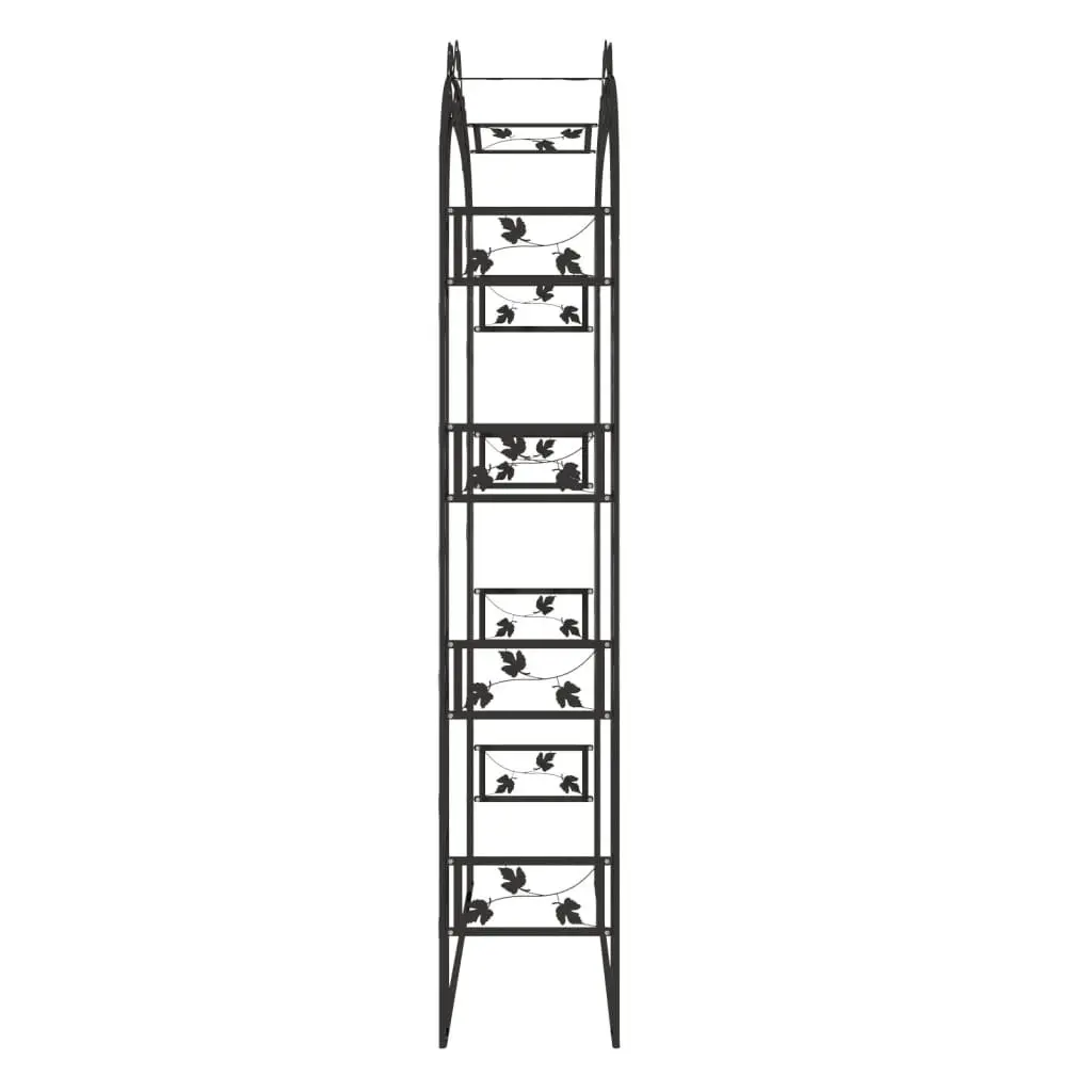 Garden Arch Steel Frame Trellis for Climbing Plants 116x45x240cm