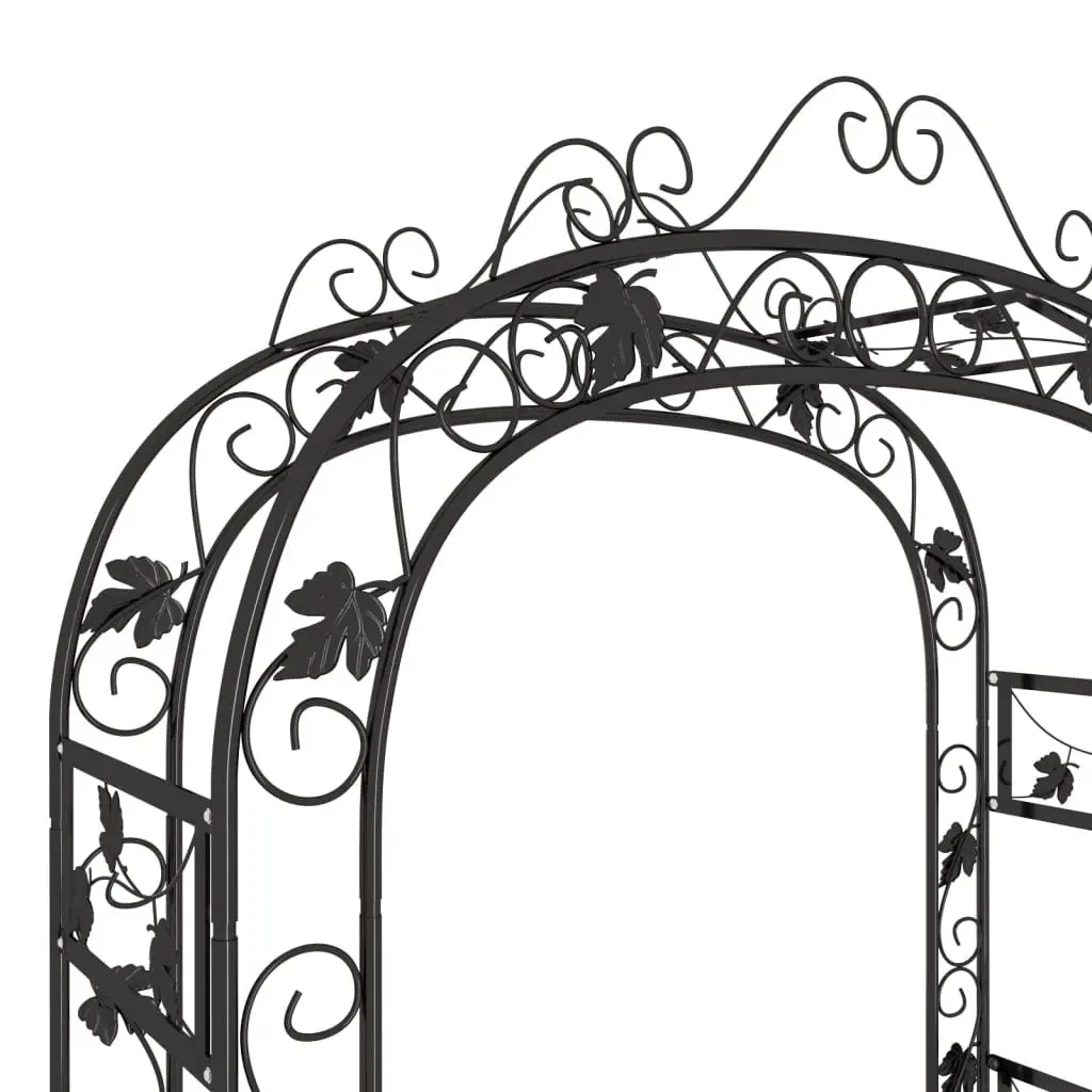 Garden Arch Steel Frame Trellis for Climbing Plants 116x45x240cm