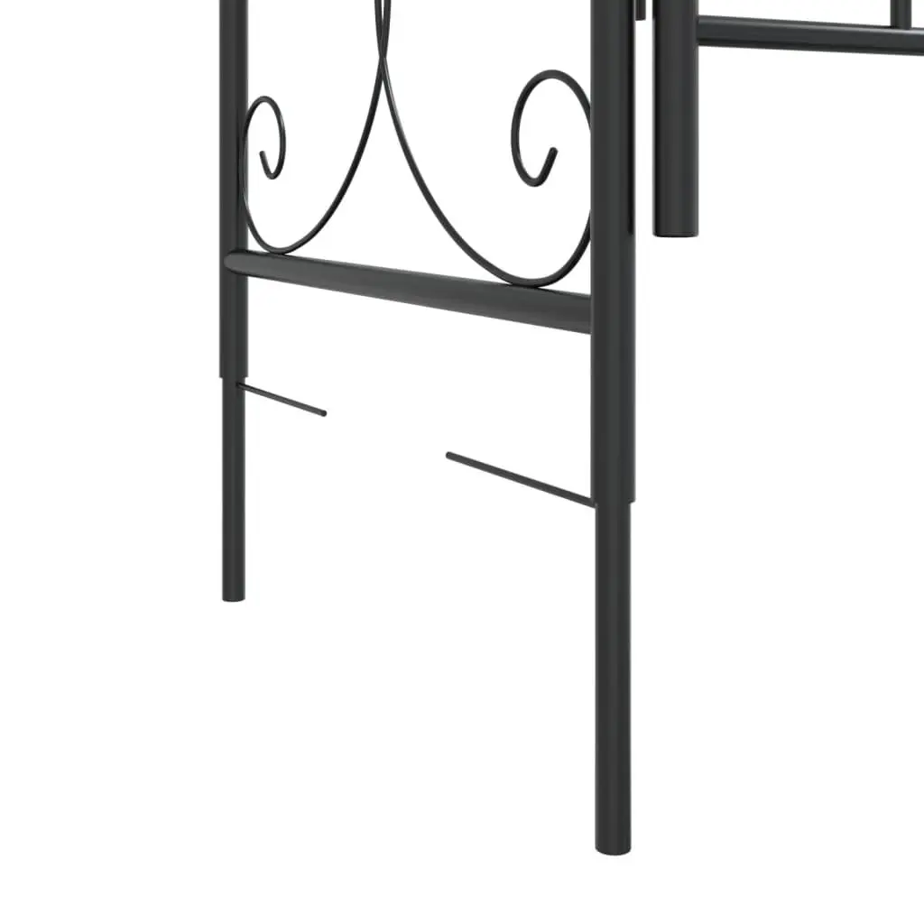 Garden Arch with Gate Outdoor Trellis Arbour Structure 108x45x235cm