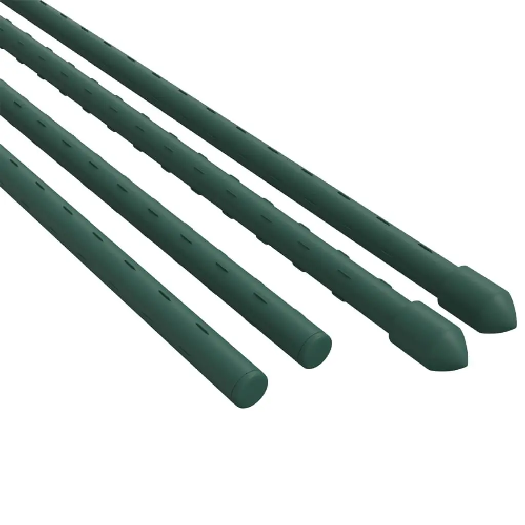 Plant Support Stakes for Garden 115cm Green Steel