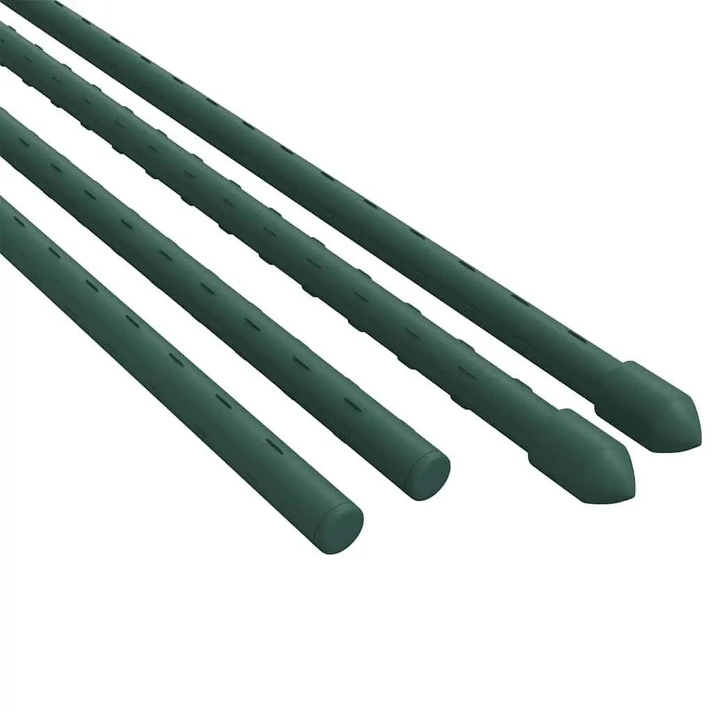 Plant Stakes for Garden Support 150 cm Green Steel