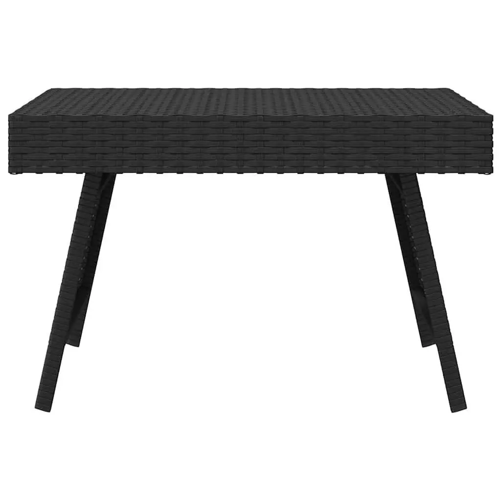 Foldable Black Accent Side Table