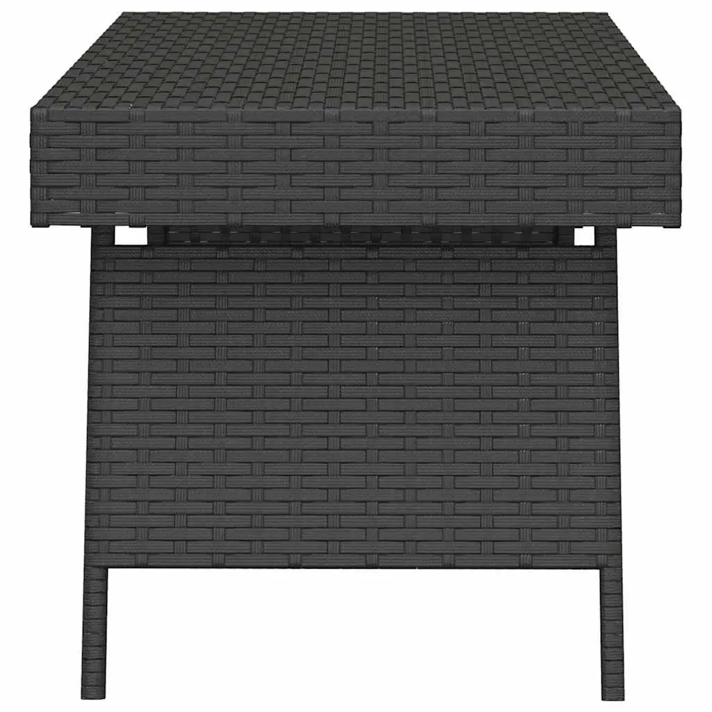 Foldable Black Accent Side Table