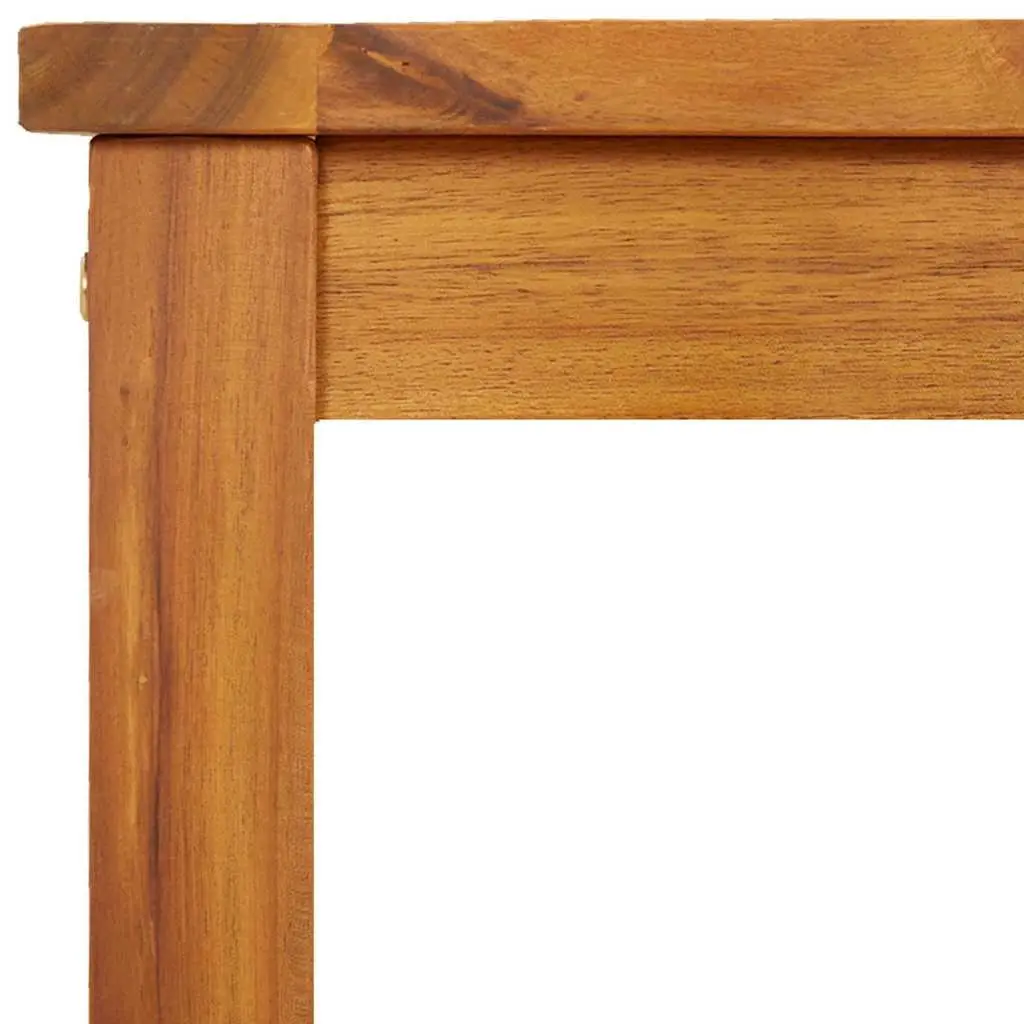 Solid Wood Garden Bench Outdoor Seating Brown 80 x 35 x 45 cm