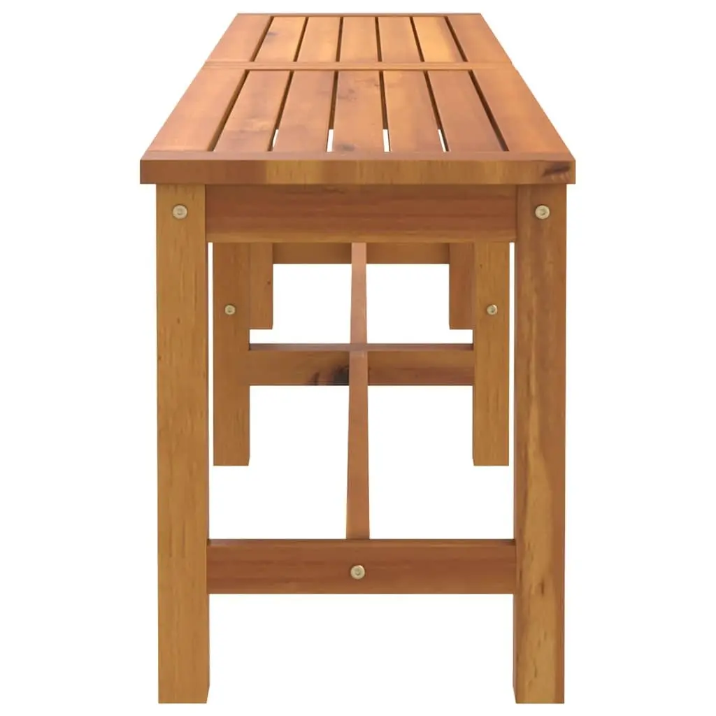 Garden Bench Outdoor Use 150x35x45 cm Solid Acacia Wood Brown