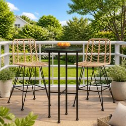 Dimensions and Features of Outdoor Bar Stools Set of 2