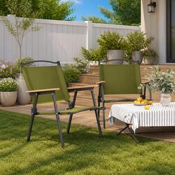 Specifications of Green Folding Camping Chair 54x55x78 cm