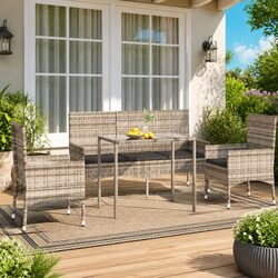 4 Piece Garden Lounge Set - Specifications & Features