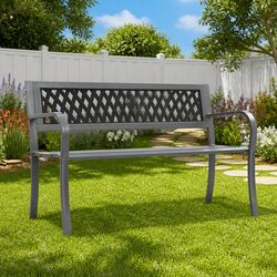 Specifications of 120cm Black Garden Bench