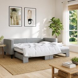 Dimensions and Features of Grey Daybed with Trundle