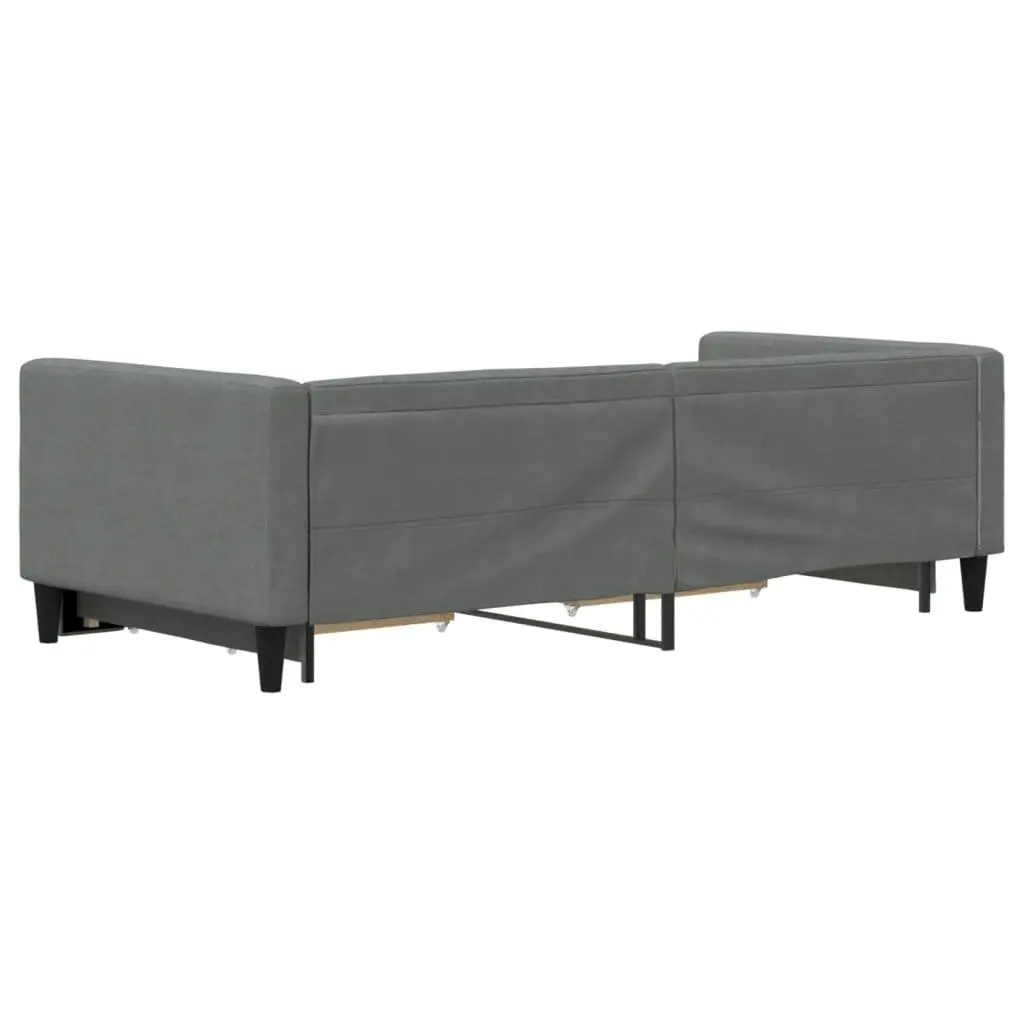 Daybed with Trundle and Storage Drawers, 90x190cm