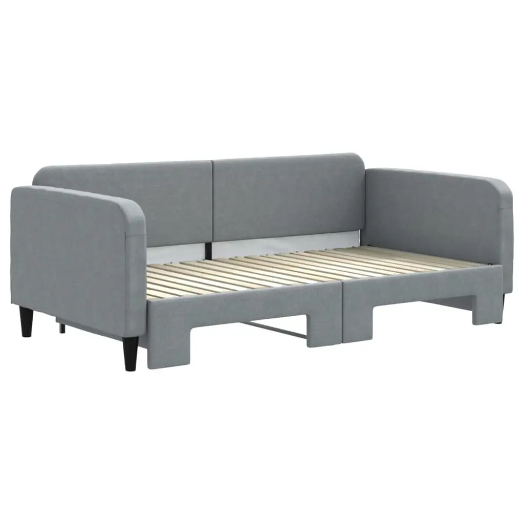 Daybed with Trundle for Living Room Bedroom 90 x 190 cm