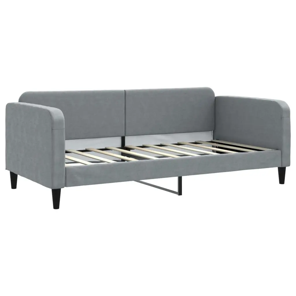 Daybed with Trundle and Storage Drawers Sofa Bed Guest Bedroom Furniture Grey