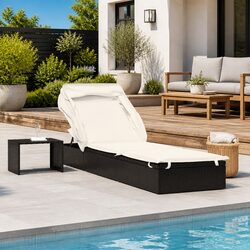 Sun Lounger Daybed Dimensions: 213 x 63 x 97 cm