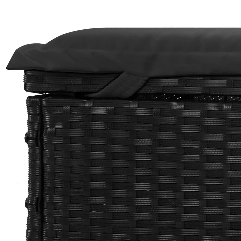 Sun Lounger Outdoor Patio Garden Adjustable Reclining Foldable Roof 213x63x97 cm