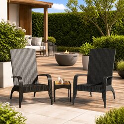 Specifications of Black Outdoor Adirondack Chair