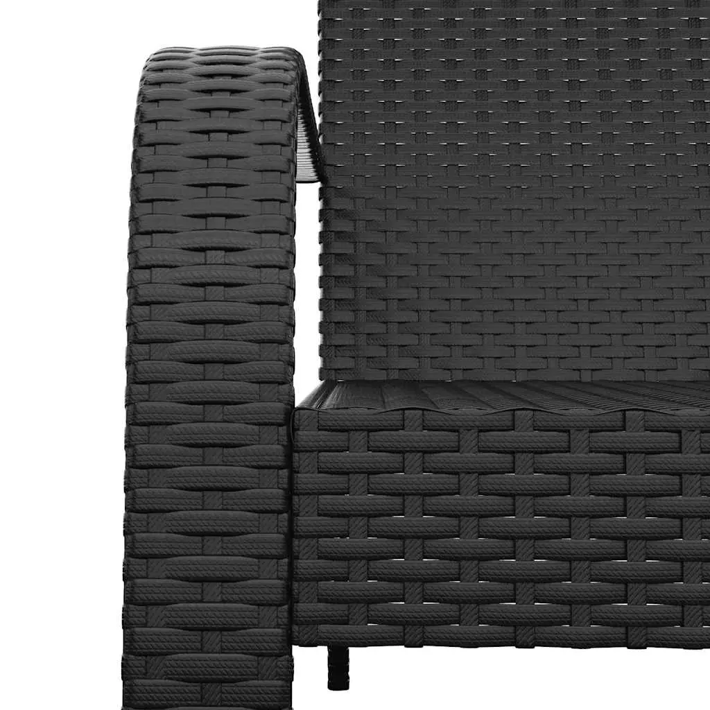 Adirondack Chair Outdoor Garden Patio Black Relaxation Lounger
