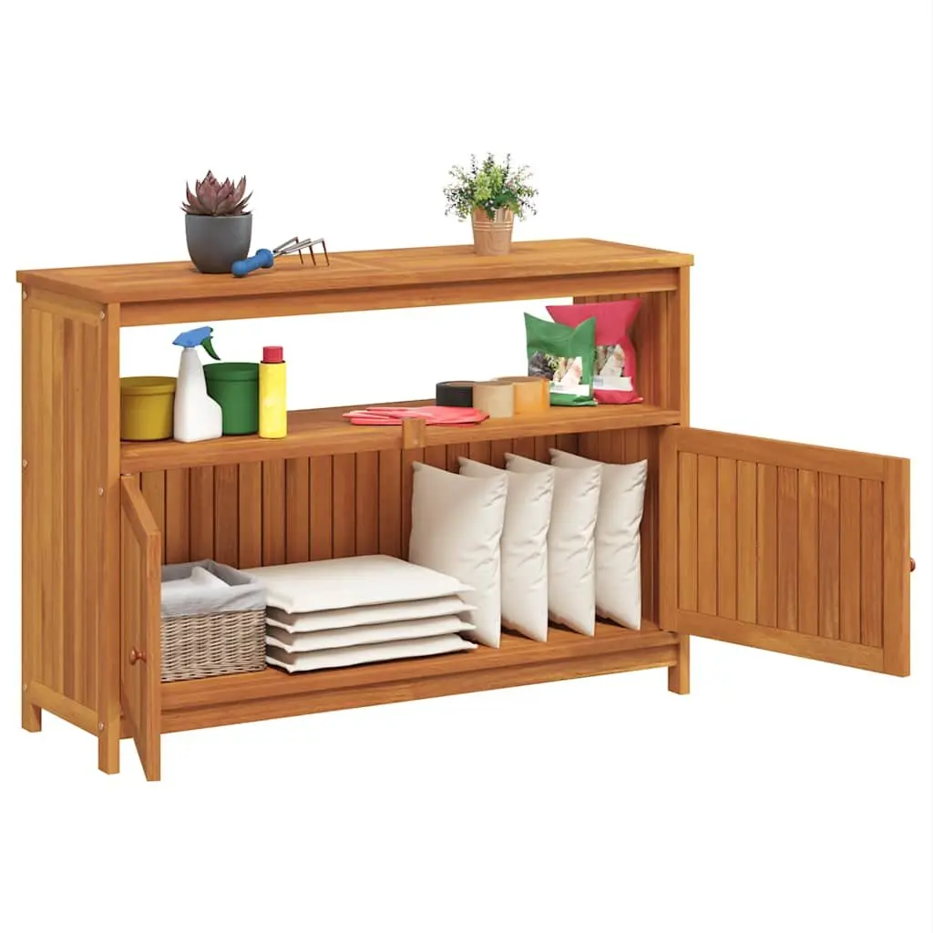 Garden Console Table Outdoor 110x35x75cm Solid Wood Acacia
