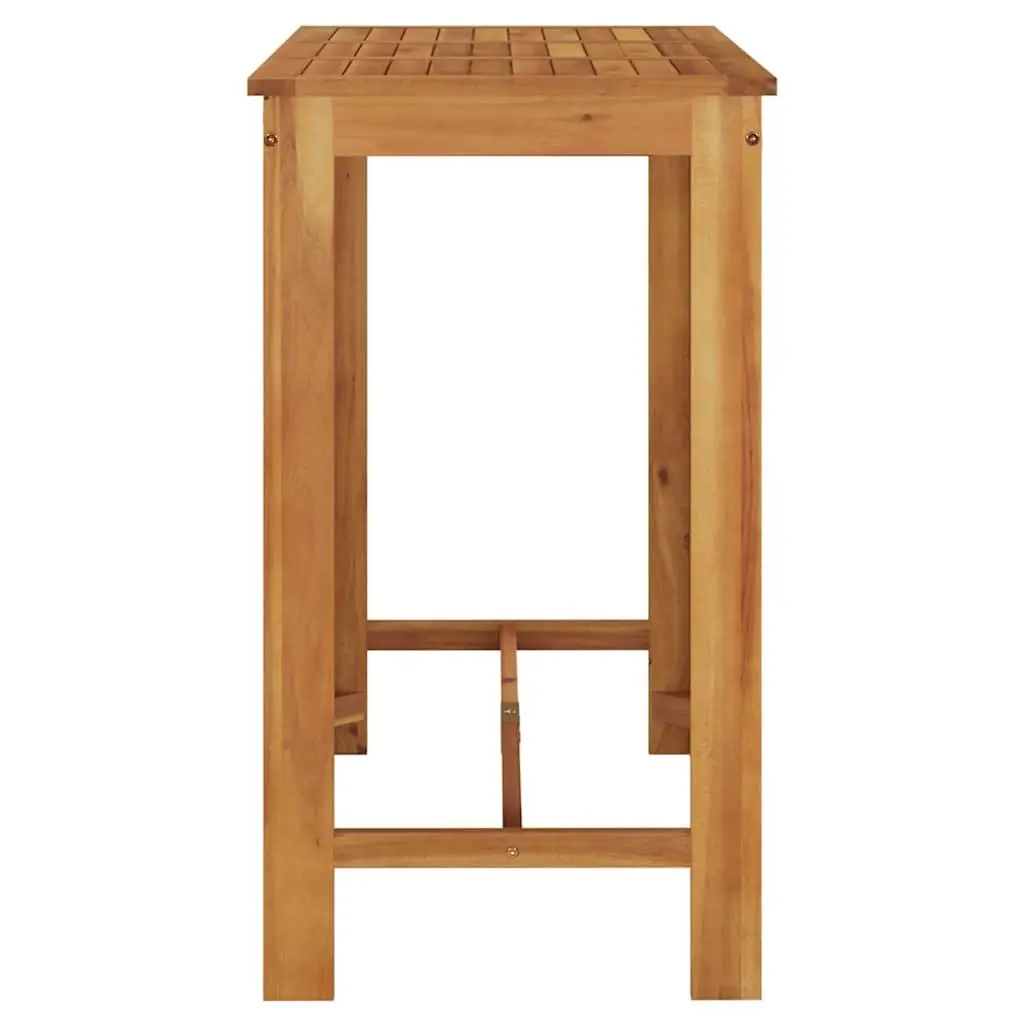 Garden Bar Table Outdoor Indoor 120x60x105 cm Solid Wood Brown