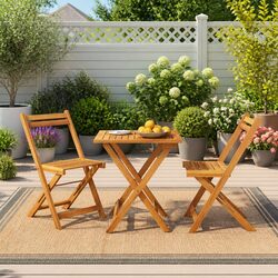 Detailed Specifications of 3 Piece Folding Bistro Set