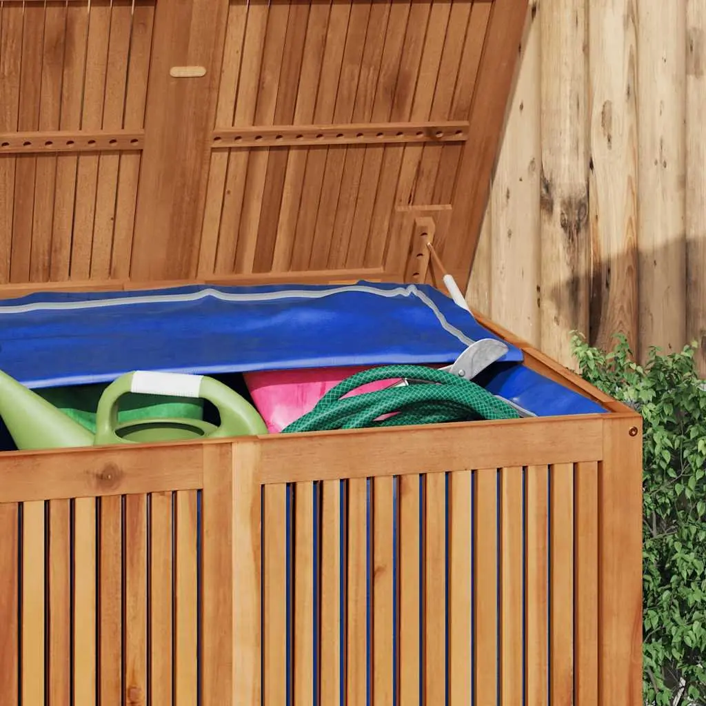 Wooden Garden Storage Box Outdoor Use 200x80x75cm Brown