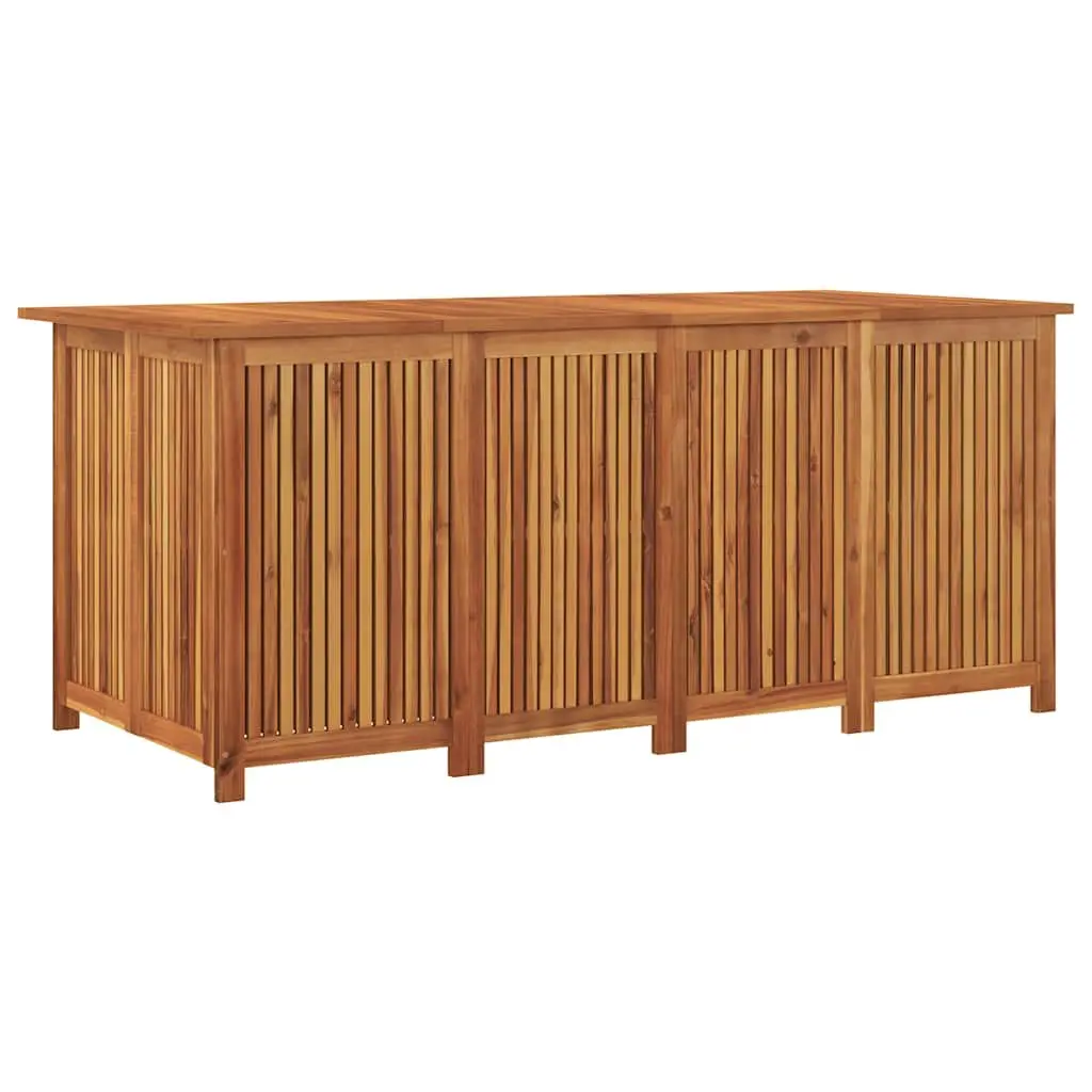 Wooden Garden Storage Box Outdoor Use 200x80x75cm Brown
