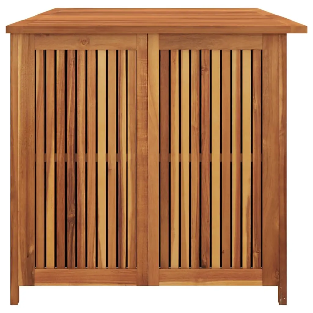 Wooden Garden Storage Box Outdoor Use 200x80x75cm Brown