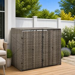 Double Wheelie Bin Shed Specifications: Sturdy & Spacious