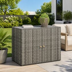 Garden Storage Cabinet Grey 100x55.5x80cm - Specs Inside