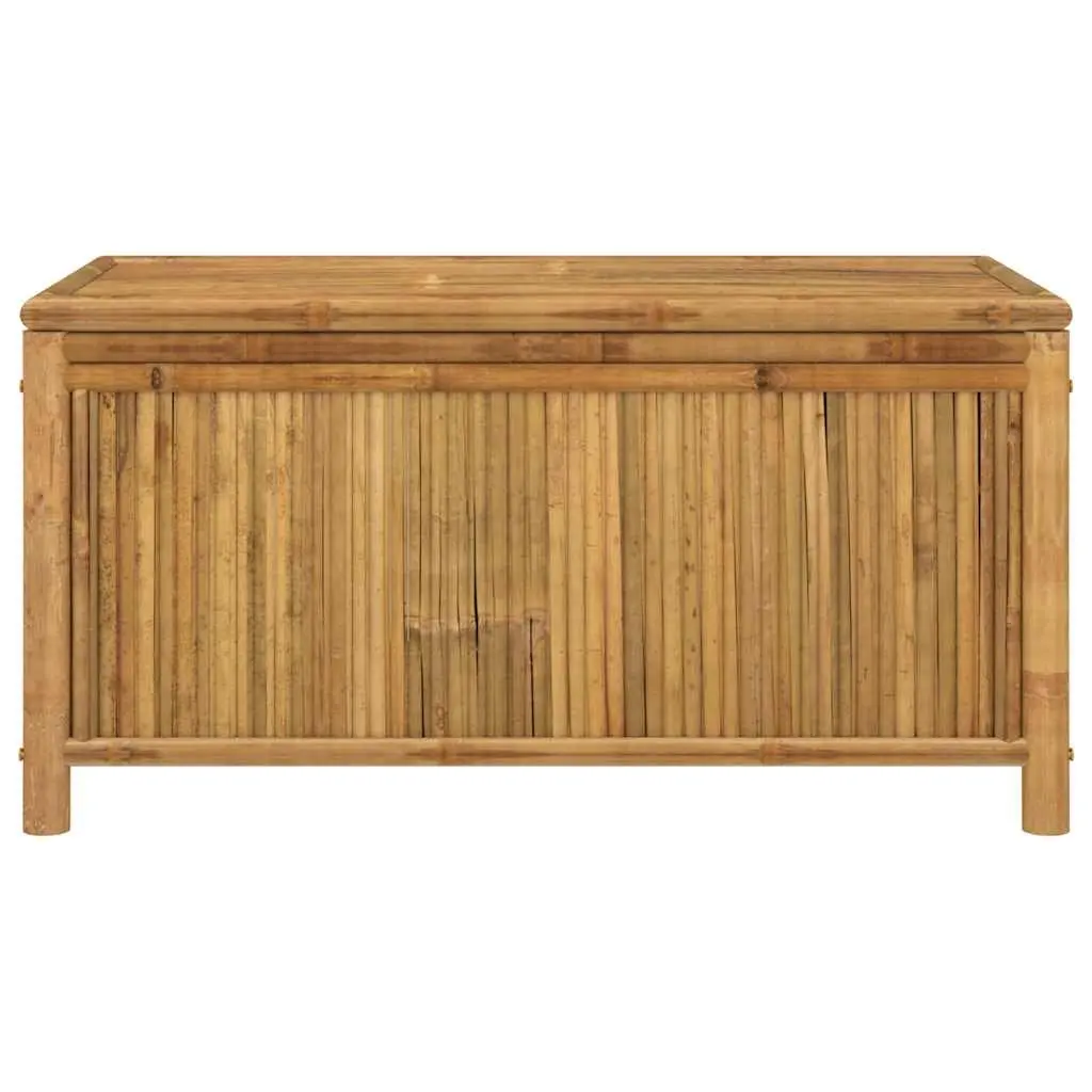 Garden Storage Box 110x52x55cm Bamboo Outdoor Bench Chest Deck Tool