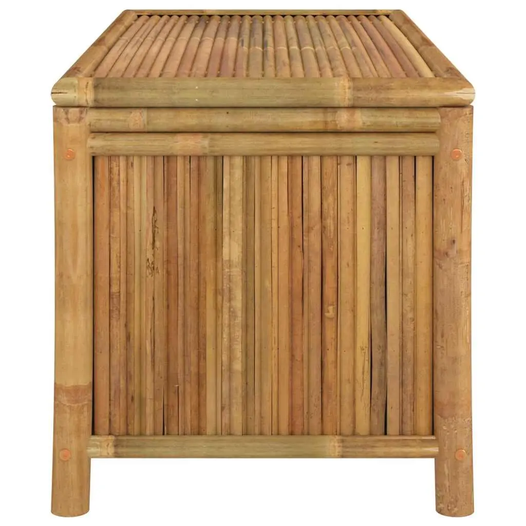 Garden Storage Box 110x52x55cm Bamboo Outdoor Bench Chest Deck Tool