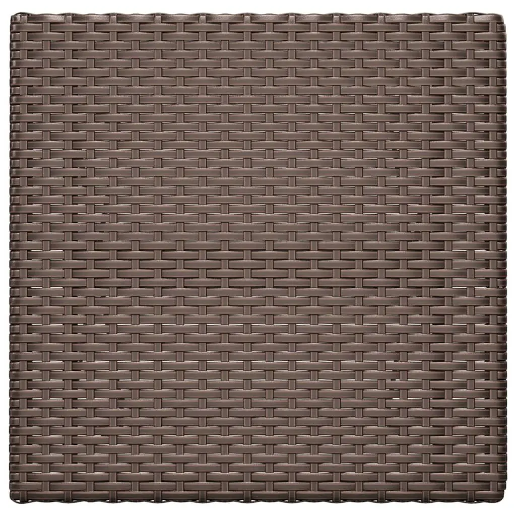 Folding Bistro Table Outdoor Garden Patio Furniture Brown 55 x 54 x 71 cm