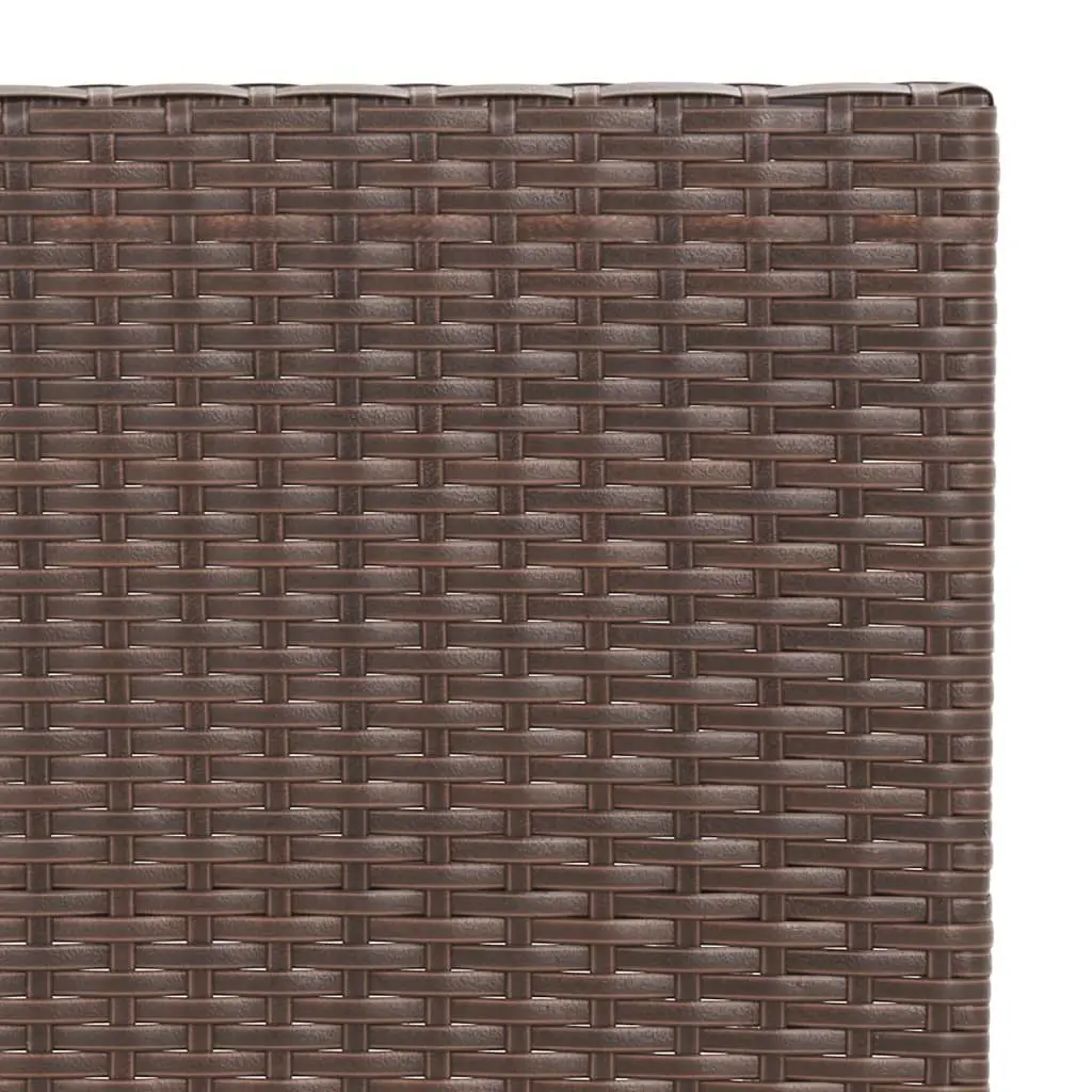 Folding Bistro Table Outdoor Garden Patio Furniture Brown 55 x 54 x 71 cm