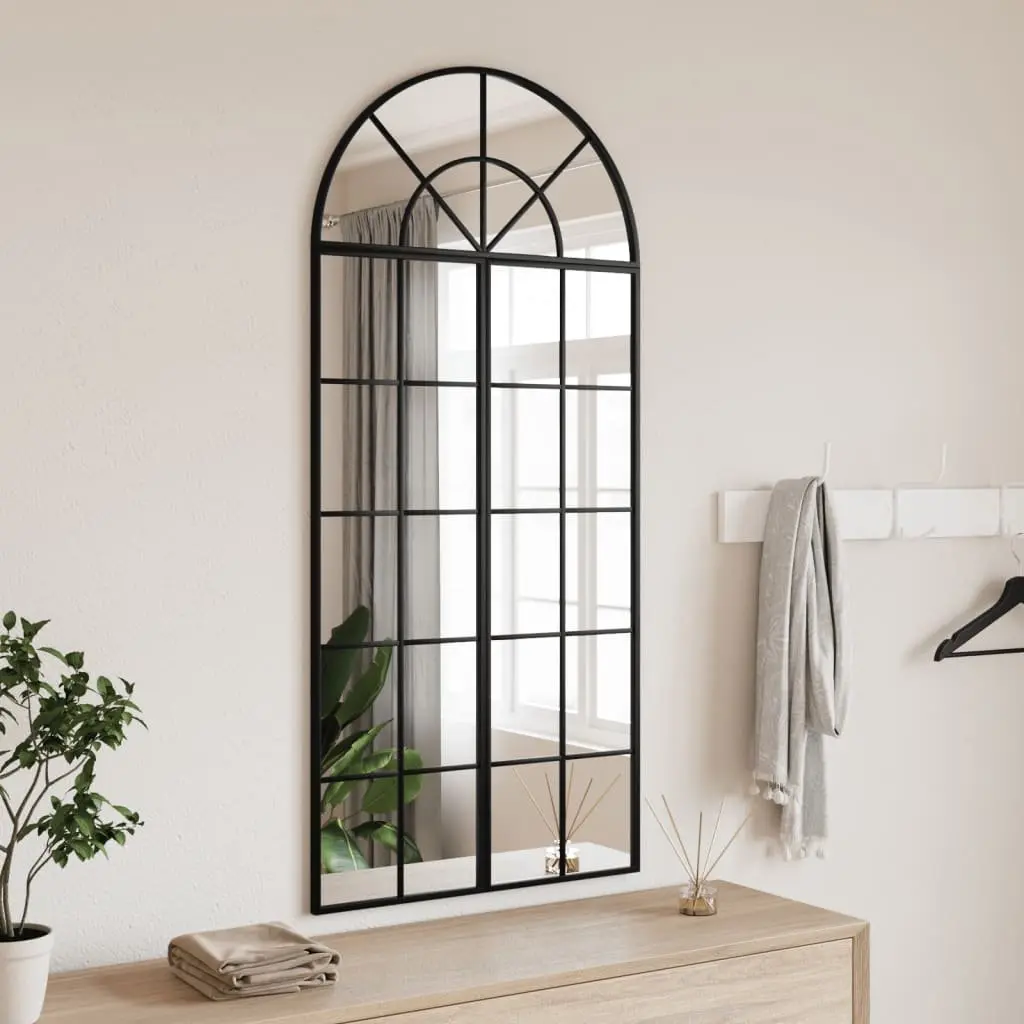 Black Arch Wall Mirror 60x130 cm