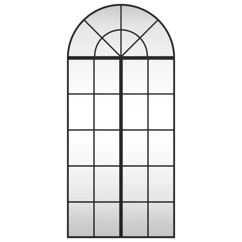 Black Arch Wall Mirror 60x130 cm