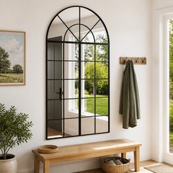 Specifications of Black Iron Arch Wall Mirror 80x140 cm
