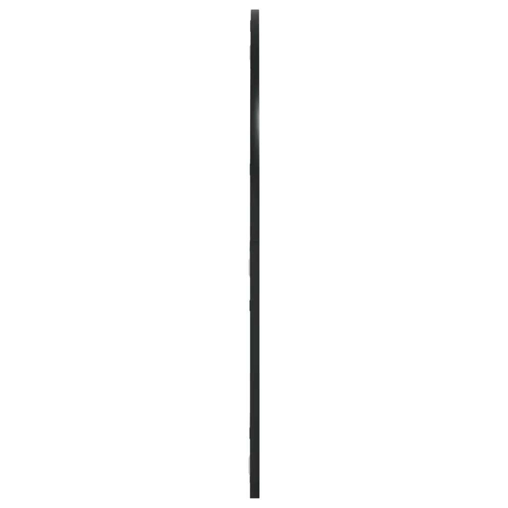 Arch Iron Frame Wall Mirror Black 80x80cm for Bathroom Bedroom Living Room Decor